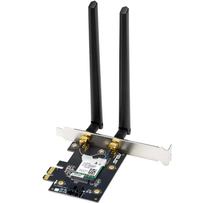 Asus PCE-BE6500 Wi-Fi 7 Bluetooth 5.4 Adaptador Tribanda PCI Express Asus PCE-BE6500 Wi-Fi 7 Bluetooth 5.4 Adaptador Tribanda PCI Express